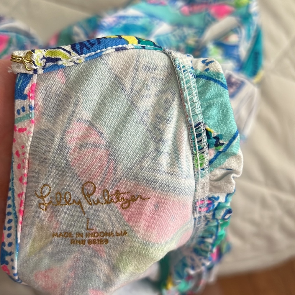 Lilly Pulitzer Dayley Romper Pop Up Wish You Were Here Postcard Print - Large - Picture 14 of 16